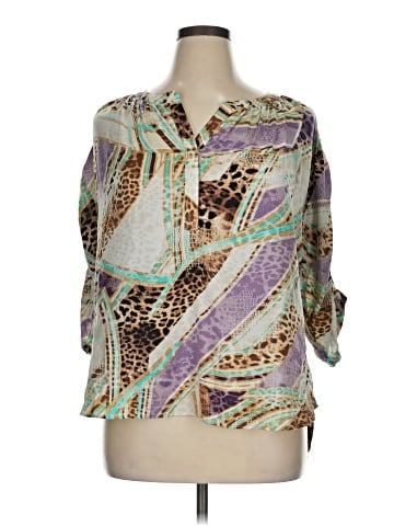 Jennifer Lopez 3/4 Sleeve Blouse (view 1)