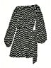 Speechless Chevron-herringbone Black Dress Size 7 - photo 2