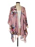 Umgee 100% Polyester Pink Kimono Size S - photo 1