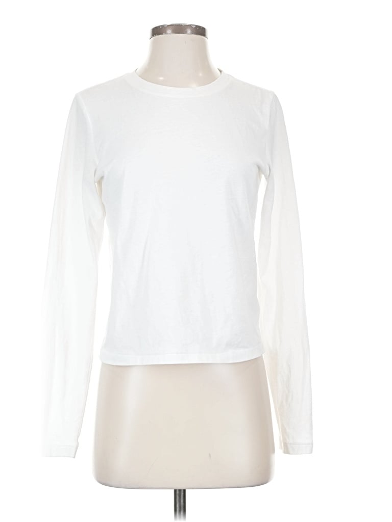 Pre-owned Z Supply Long Sleeve T-shirt In White