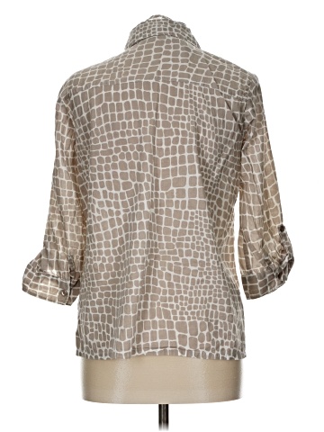 Hannah 3/4 Sleeve Button-Down Shirt (view 2)