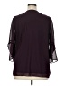 Calvin Klein 100% Polyester Burgundy 3/4 Sleeve Blouse Size XL - photo 2