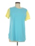 Lands' End Color Block Blue Active T-Shirt Size M - photo 1