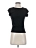 Unbranded 100% Polyester Black Short Sleeve Top Size XS - photo 1