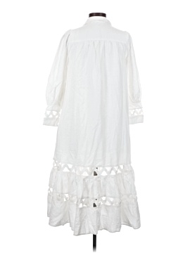 chinese dress ladies White Lace Eyelet Maxi Dress