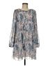 Wilfred 100% Polyester Paisley Blue Casual Dress Size M - photo 1