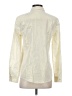 J. McLaughlin Metallic Ivory Long Sleeve Button-Down Shirt Size XS - photo 2