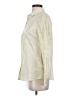 J. McLaughlin Metallic Ivory Long Sleeve Button-Down Shirt Size XS - photo 5