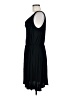 Apt. 9 Solid Black Casual Dress Size M - photo 5