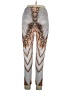 Unbranded Print Silver Casual Pants Size XL - photo 2