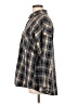 Assorted Brands Plaid Black Long Sleeve Blouse Size L - photo 5