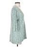 Sparkle & Fade Teal 3/4 Sleeve Top Size S - photo 4