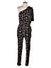 Roan + Ryan 100% Rayon Floral Black Jumpsuit Size M - photo 1
