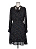 19 Cooper 100% Polyester Polka Dots Stars Black Blue Casual Dress Size M - photo 1