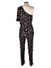 Roan + Ryan 100% Rayon Floral Black Jumpsuit Size M - photo 2