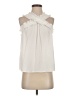 J.Crew 100% Polyester Ivory Sleeveless Blouse Size 2 - photo 1