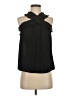 J.Crew 100% Polyester Black Sleeveless Blouse Size 0 - photo 1