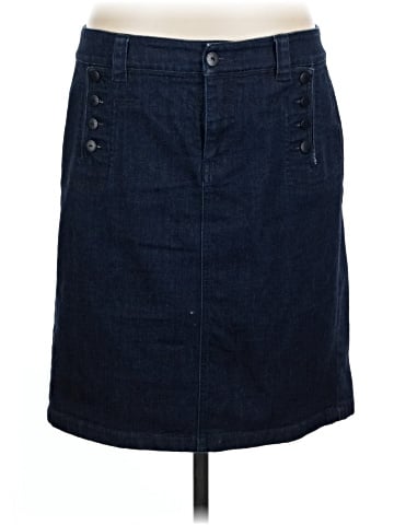 Lauren Jeans Co. Denim Skirt (view 1)