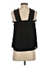 J.Crew 100% Polyester Black Sleeveless Blouse Size 0 - photo 2