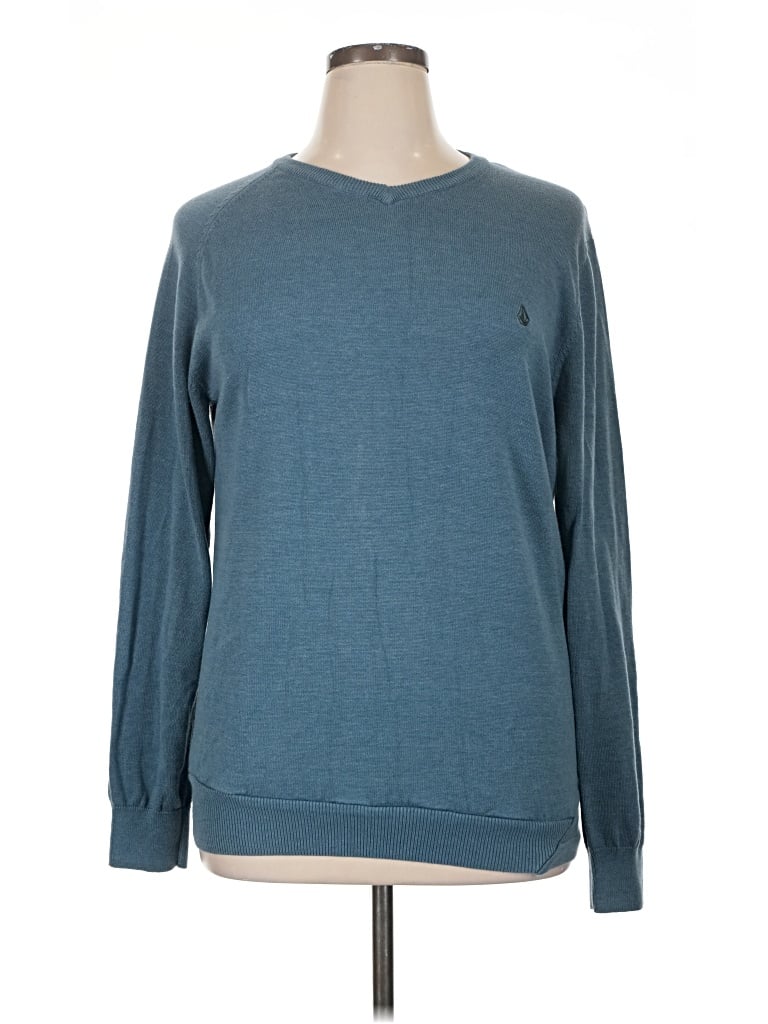 Pre-owned Volcom Sweatshirt In Blue