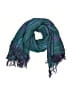 Unbranded Plaid Teal Blue Scarf One size - photo 1