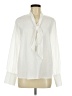 Shein Ivory Long Sleeve Blouse Size 6 - photo 1