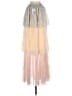 PQ Gray Yellow Formal Skirt Size XS - Sm - photo 2