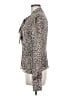 Bardot 100% Polyester Animal Print Brown Long Sleeve Blouse Size 8 - photo 5