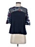 Kim & Cami Blue Short Sleeve Top Size S - photo 1
