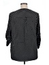 Torrid Polka Dots Black 3/4 Sleeve Blouse Size 1X Plus (1) - photo 2
