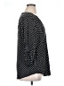 Torrid Polka Dots Black 3/4 Sleeve Blouse Size 1X Plus (1) - photo 4