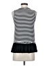MICHAEL Michael Kors Stripes Black Sleeveless Top Size S - photo 2