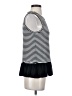 MICHAEL Michael Kors Stripes Black Sleeveless Top Size S - photo 4