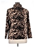 Jason Maxwell Animal Print Brown Long Sleeve Turtleneck Size 1X (estimated) - photo 2