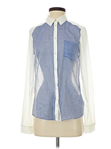 Elizabeth and James Long Sleeve Button-Down Shirt (view 1)
