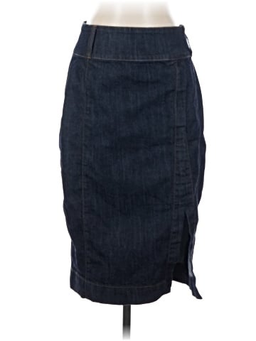 White House Black Market Denim Skirt (view 1)