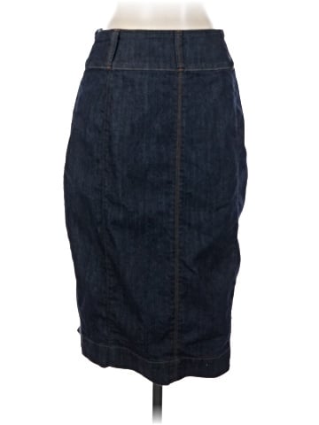 White House Black Market Denim Skirt (view 2)