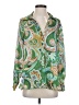 Zara Paisley Green Long Sleeve Blouse Size S - photo 1