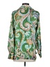 Zara Paisley Green Long Sleeve Blouse Size S - photo 2