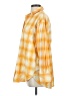 Levi's 100% Cotton Checkered-gingham Yellow Long Sleeve Button-Down Shirt Size XS - photo 5