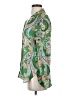Zara Paisley Green Long Sleeve Blouse Size S - photo 5