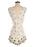 Free People 100% Silk Ivory Romper Size 0 - photo 2