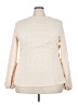 Unbranded 100% Polyester Ivory Long Sleeve Blouse Size 3X - photo 1