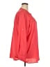 Calvin Klein 100% Polyester Red Long Sleeve Blouse Size 2X - photo 4