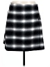 Ann Taylor LOFT Plaid Gray Casual Skirt Size 12 - photo 1