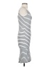 Popular Basics Stripes White Casual Dress Size S - photo 4