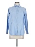 CAbi 100% Cotton Blue Long Sleeve Button-Down Shirt Size M - photo 1