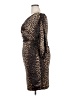 Lilian Animal Print Brown Cocktail Dress Size 1X (estimated) - photo 5