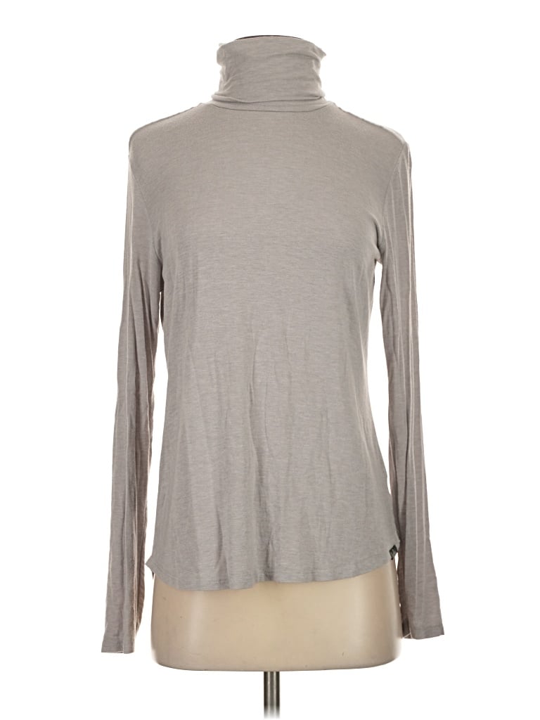Pre-owned Prana Long Sleeve Turtleneck In Gray