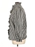 Unbranded 100% Polyester Checkered-gingham Black Long Sleeve Blouse Size XL - photo 5